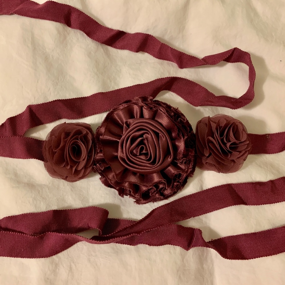 J.Crew Flower Sash Ribbon Belt